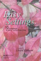 Easy Settings Two-Part Mixed Singer's Edition cover